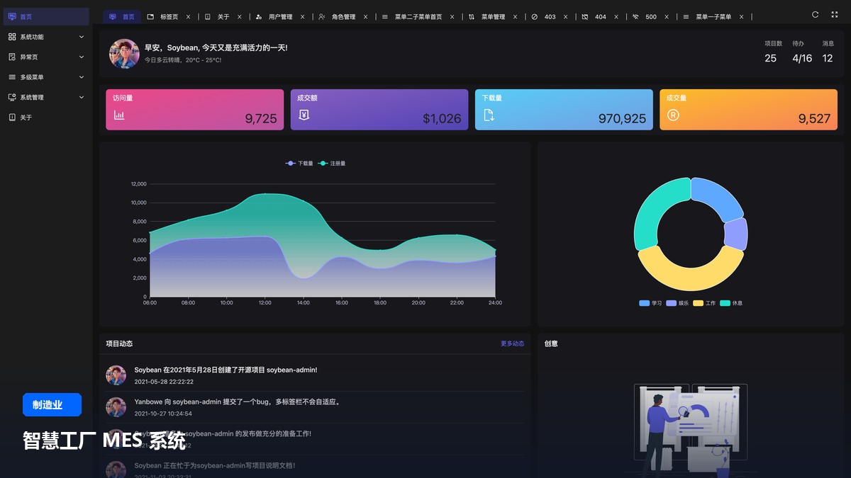 智慧工厂 MES 系统